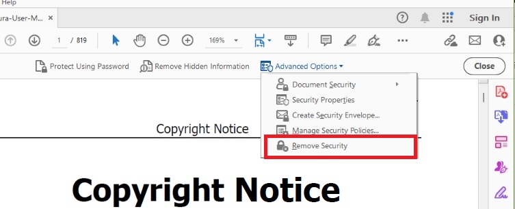 how to remove password protection from pdf