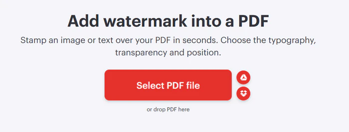 add watermark to pdf online
