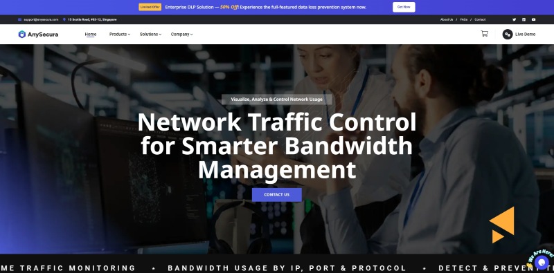 AnySecura monitoring network software