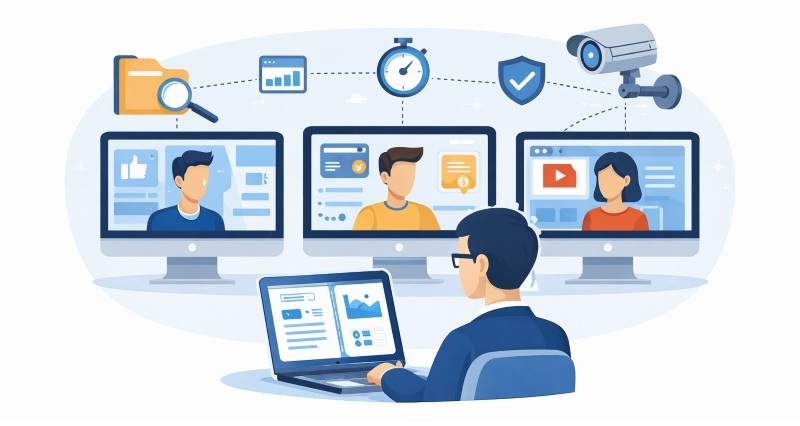 how to monitor employee computer activity effectively