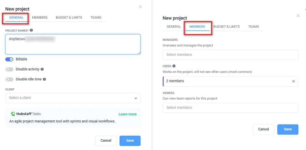 Hubstaff Project Management