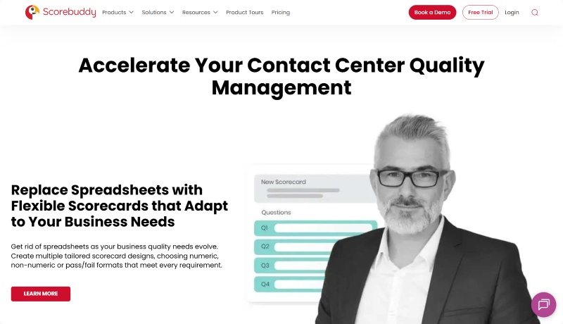 Scorebuddy call listening software