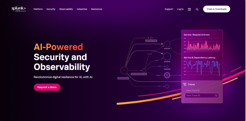 splunk web application monitoring tools