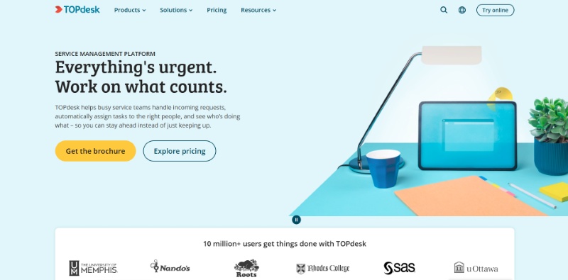 TOPdesk help desk software