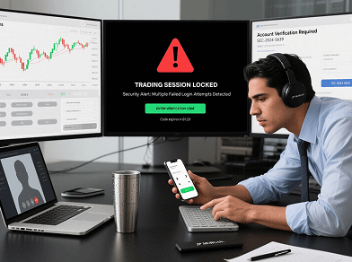 blocking trading apps in financial institutions