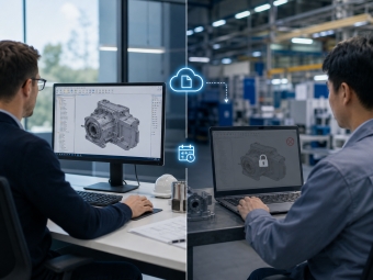 Automatic CAD file access revocation when contract ends with external manufacturers