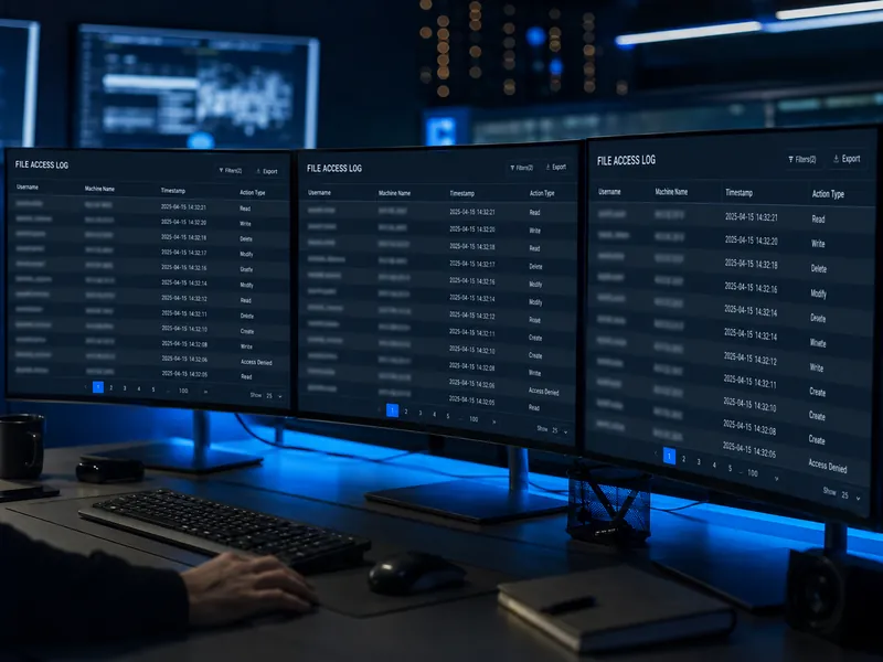 real-time monitoring of EDA file access