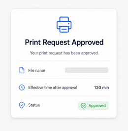 AnySecura Print Approval