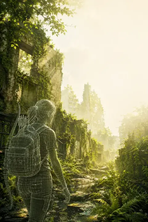 art asset theft scenario inspired by The Last of Us II