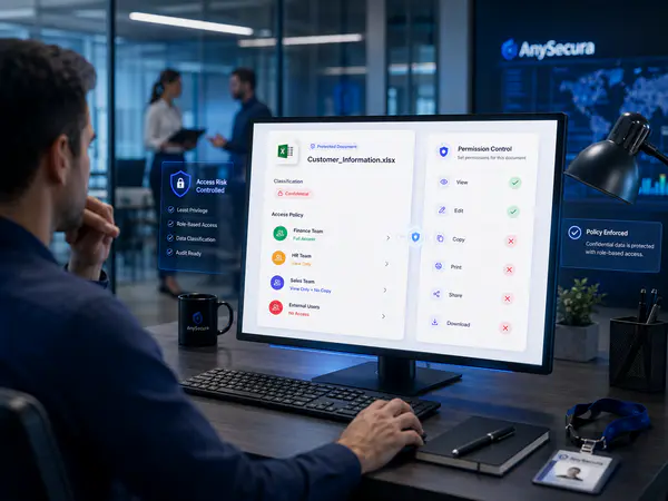 AnySecura access risk control dashboard