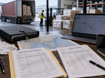 Freight and supply chain: Guard supplier rates and routing intelligence