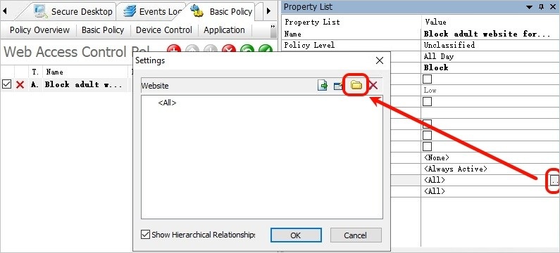 add website category