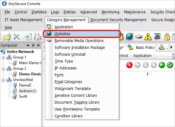 web category